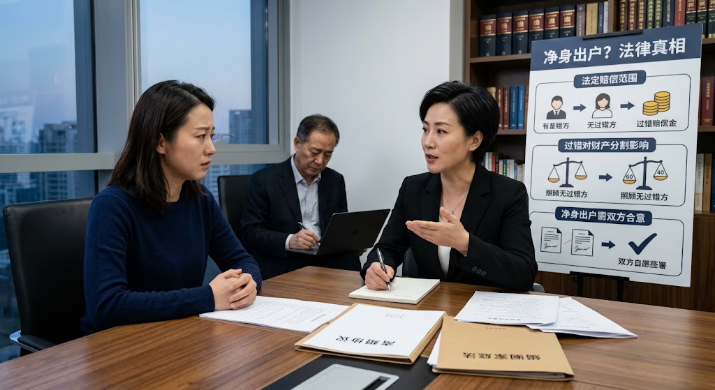 对方出轨,离婚时能让他净身出户吗?律师讲清楚法律真相